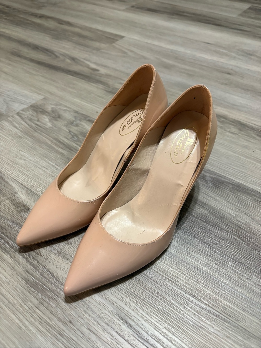 Browns Pointed-Toe Nude-pink Pumps - Women